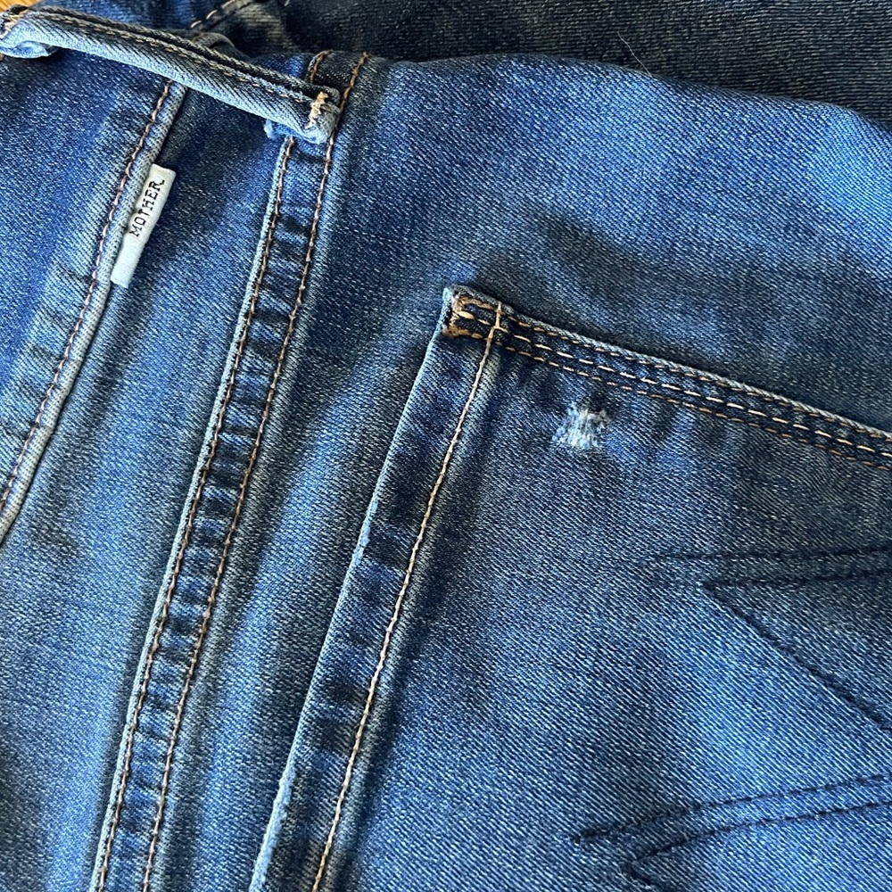 MOTHER boyfriend jeans in Smoke & Mirrors - Picture 3 of 10